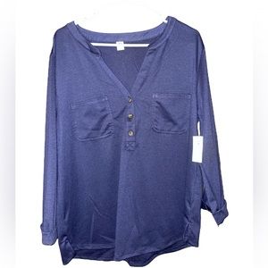 NWT Old Navy navy blue top size large